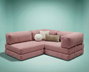 Atelier Del Sofa Sofá-Cama Esquinero Kanyon - Rosa